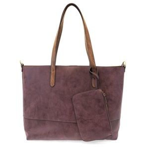 NEW Brushed Aubergine 2-in-1 Tote